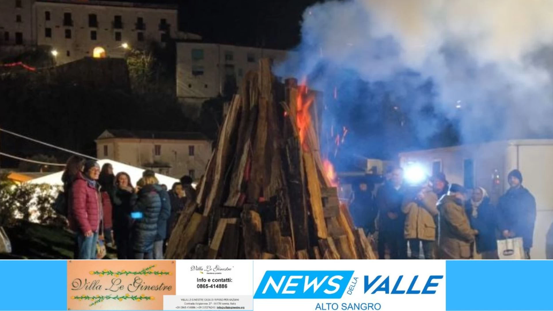 Tradizione, storia e cultura si uniscono a Colli a Volturno in occasione di Sant’Antonio Abate. Il fuoco che riaccende la storia. Guarda la clip video
